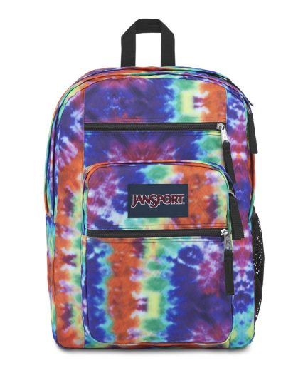 Big Student Backpack - Red/Multi Hippie Days