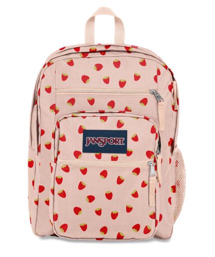 Big Student Backpack - Strawberry Shower