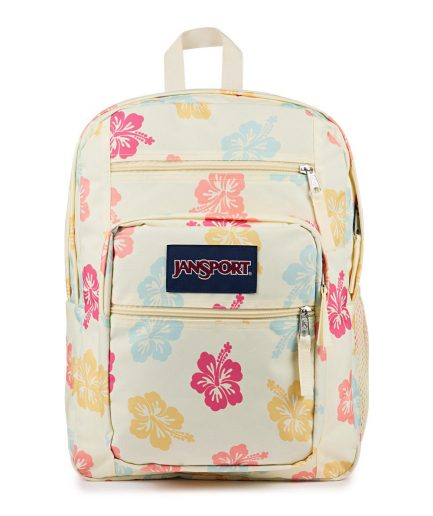 Big Student Backpack - Hibiscus Baby